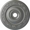 Ekena Millwork Logan Ceiling Medallion (Fits Canopies up to 6 1/8"), Hnd-Painted Silver, 24 1/4"OD x 3 7/8"ID x 2"P CM24LO1SLS - alternate 1